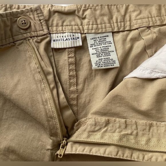 White stag size 12 khaki cotton Bermuda shorts - Picture 6 of 8